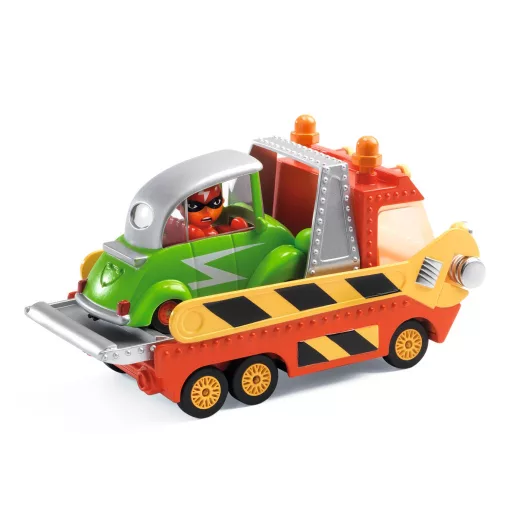 Djeco CRAZY MOTORS játékautó - Zizi Vontató - Crazy truck