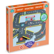   Djeco CRAZY MOTORS autópálya - Városi kőrút - City circuit - Giant puzzle - 26 pcs