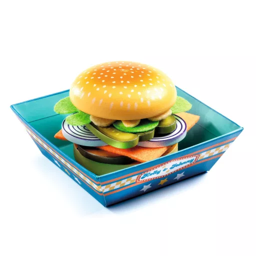 Djeco Szerepjáték - Hamburgerező - Kelly and Johnny