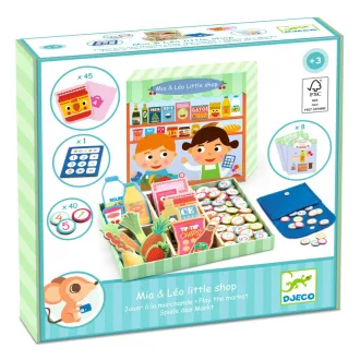   Djeco Szerepjáték - Mia és Leó boltocskája - Mia and Léo little shop