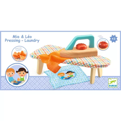 Djeco Szerepjáték - Vasalós Mia és Leó - Laundry Mia and Léo