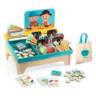   Djeco Szerepjáték - Lea és Milo kisboltja - Léa and Milo Little Market