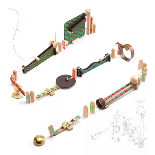 Djeco Építőjáték - Sokasodó 48 db - Zig & Go
