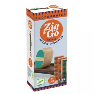   Djeco Építőjáték - Guru-ló, 7 db-os - Zig and Go - Culbuto