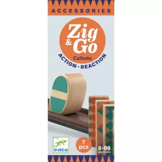   Djeco Építőjáték - Guru-ló, 7 db-os - Zig and Go - Culbuto
