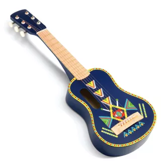   Djeco Játékhangszer - Gitár, 6 húros - Guitar 6 metallic ropes