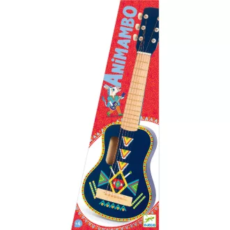   Djeco Játékhangszer - Gitár, 6 húros - Guitar 6 metallic ropes
