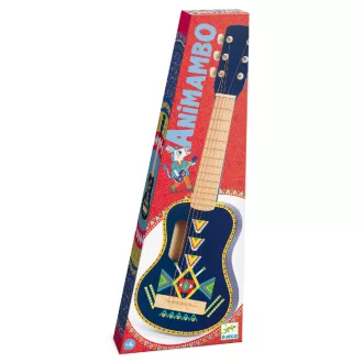   Djeco Játékhangszer - Gitár, 6 húros - Guitar 6 metallic ropes