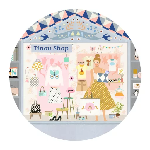 Djeco Zenélő ékszerdoboz - Tina boltja - Tinou shop