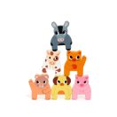 Djeco Húzható- és építőjáték - Tanyasi vonat, 4 vagon + 7 állat - Trainimo Farm