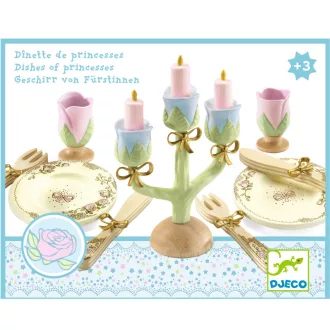   Djeco Szerepjáték - Hercegnők étkészlete - Dishes of princesses