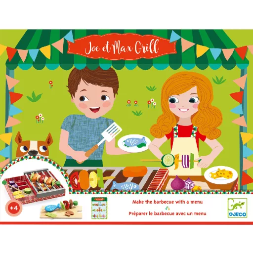 Djeco Szerepjáték - Grillparti - Joe et Max Grill