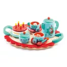 Djeco Szerepjáték - Rókamotívumos teáskészlet - Fox's party