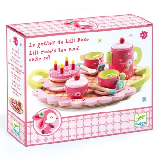   Djeco Szerepjáték - Lili Rose tea parti készlet - Lili Rose's tea party