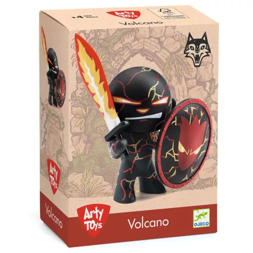 Djeco Arty Toys - Lovag - Vulkán - Volcano