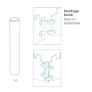 Djeco Arty Toys - Fekete lovagvár - Ze Black Castel