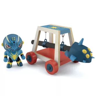   Djeco Arty Toys - Lovag - Pókharcos faltörő kossal - Spider attak