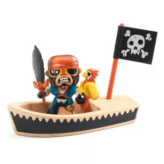Djeco Arty Toys - Kalóz - Csónakos Billy - Bily cannot