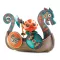 Djeco Arty Toys - Barbár - Drak vikinghajóval - Drak and Drakkar