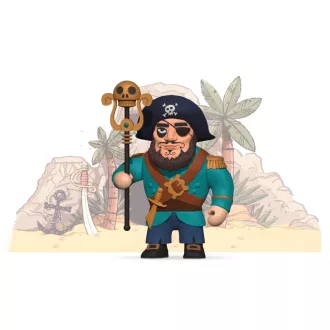 Djeco Arty Toys - Kalóz - Kalóz kapitány - Ze Piratous