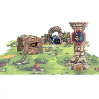   Djeco Arty Toys Óriás puzzle - Bestiák birodalma, 18 db-os - Puzzl’Up Voras Furious