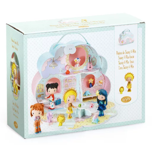 Djeco TINYLY álomvilág babaház - Napocska és Mia - Sunny and Mia house