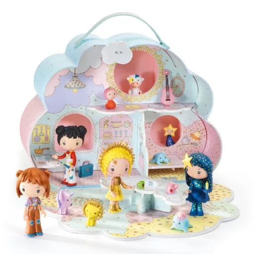 Djeco TINYLY álomvilág babaház - Napocska és Mia - Sunny and Mia house