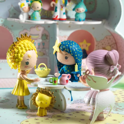 Djeco TINYLY álomvilág babaház - Napocska és Mia - Sunny and Mia house
