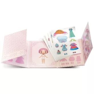   Djeco TINYLY álomvilág - Miss Lilypink ruhatára - Stickers removable