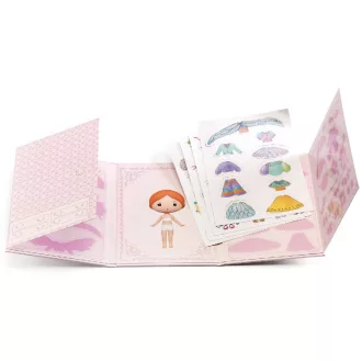   Djeco TINYLY álomvilág - Miss Lilyruby ruhatára - Stickers removable