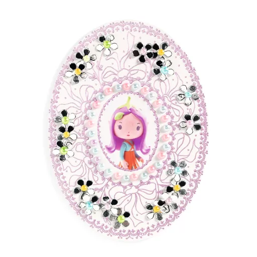 Djeco TINYLY kreatív - Kollázs készítés, Anni és barátai - Collages Amy & Co
