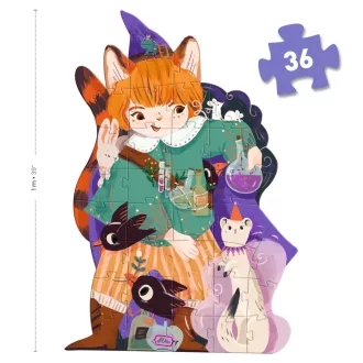   Djeco Óriás puzzle - Pio a kis valázsló, 36 db-os - Pio the magician