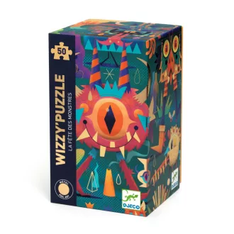   Djeco Varázs puzzle - Szörny parti, 50 db-os - Monster party