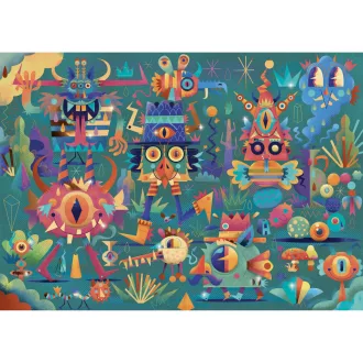   Djeco Varázs puzzle - Szörny parti, 50 db-os - Monster party