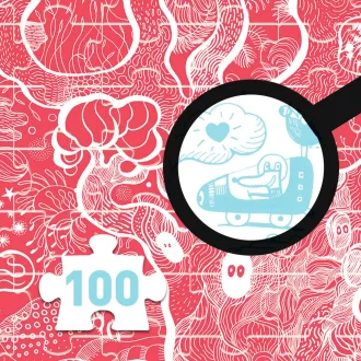   Djeco Varázs puzzle - Elvarázsolt fa, 100 db-os - The enchanted tree