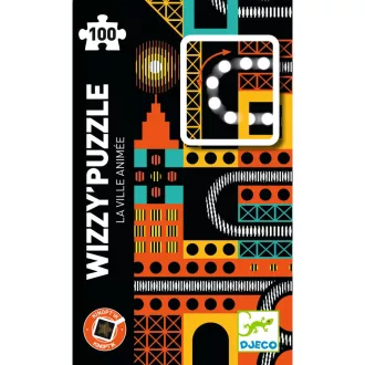   Djeco Varázs puzzle - Városi nyüzsgés, 100 db-os - The lively city