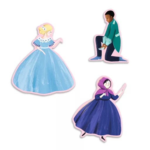 Djeco Mese puzzle - Hamupipőke, 54 db-os - Cinderella