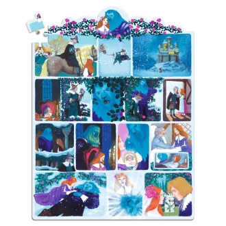   Djeco Mese puzzle - A szépség és a szörnyeteg, 100 db-os - Beauty and the Beast