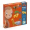 Djeco Óriás puzzle - Marmoset és barátai, 4-6-9 db-os - Marmoset and friends