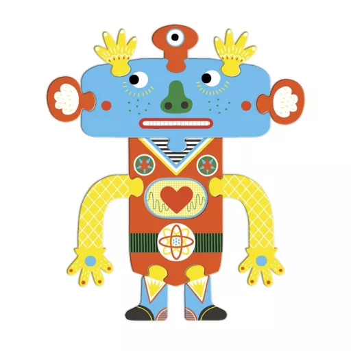 Djeco Óriás puzzle - SzörnyElek, 39 db-os - Barbazul