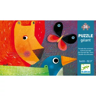   Djeco Óriás puzzle - Állati parádé, 36 db-os - Animal Parade