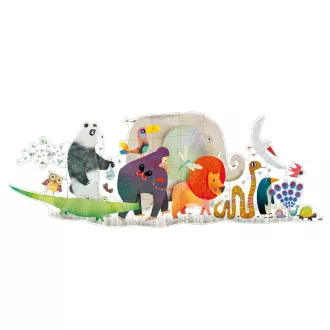   Djeco Óriás puzzle - Állati parádé, 36 db-os - Animal Parade