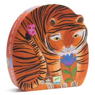   Djeco Formadobozos puzzle - A tigris sétája - The tiger's walk