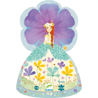   Djeco Formadobozos puzzle - Tavasz hercegnő, 36 db-os - The princess of spring