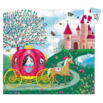   Djeco Formadobozos puzzle - Elise hintója, 54 db-os - Elise Carriage