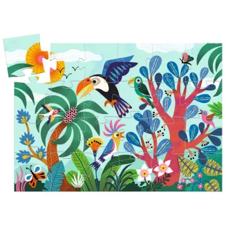   Djeco Formadobozos puzzle - Koki Tukán, 24 db-os - Coco the Toucan