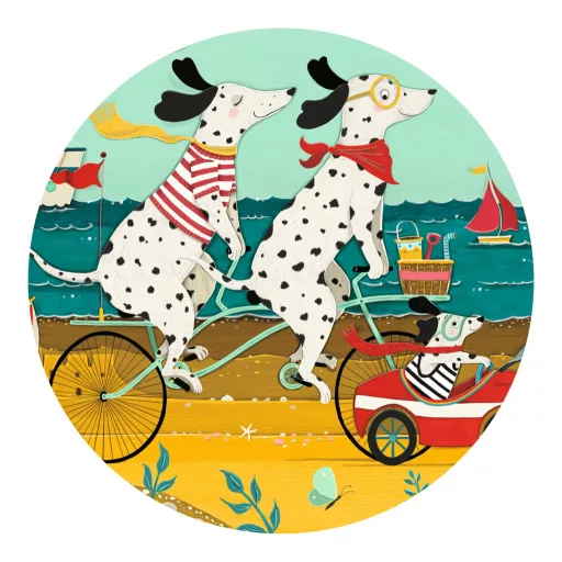 Djeco Formadobozos puzzle - Oli a dalmata kutyus, 24 db-os - Ollie, the Dalmatian