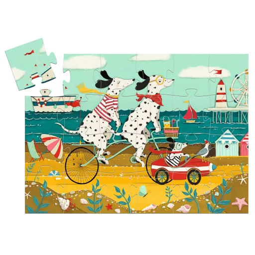 Djeco Formadobozos puzzle - Oli a dalmata kutyus, 24 db-os - Ollie, the Dalmatian