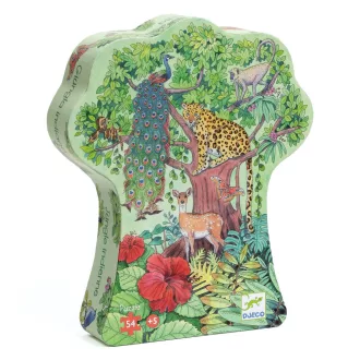   Djeco Formadobozos puzzle - Indiai dzsungel, 54 db-os - Indian jungle