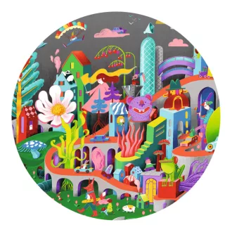   Djeco Megfigyeltető puzzle - Őrült város, 200 db-os - Crazy Town